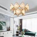 Ritz - Crystall Leaf Chandelier